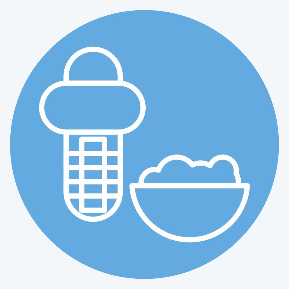 Icon Corn Kerneler. related to Kitchen Tool symbol. blue eyes style. simple design illustration vector