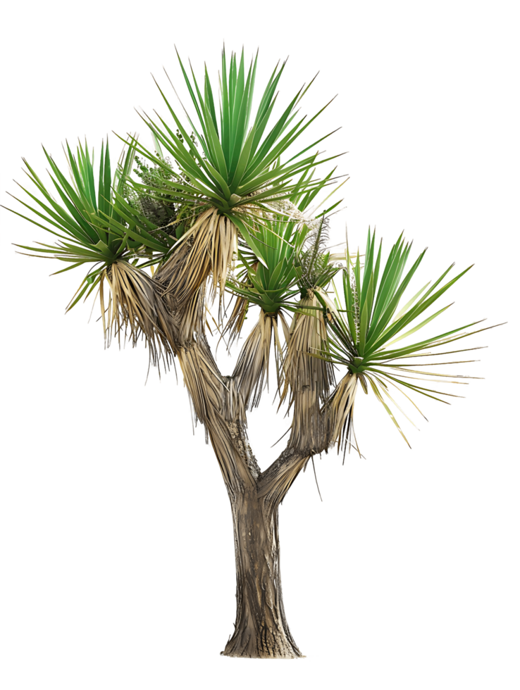 Yucca Thompsoniana Tree Isolated on Transparent Cutout png