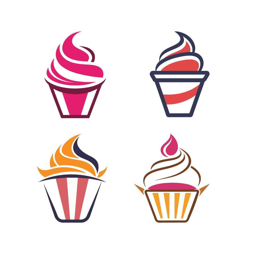 A set of ice-cream vector