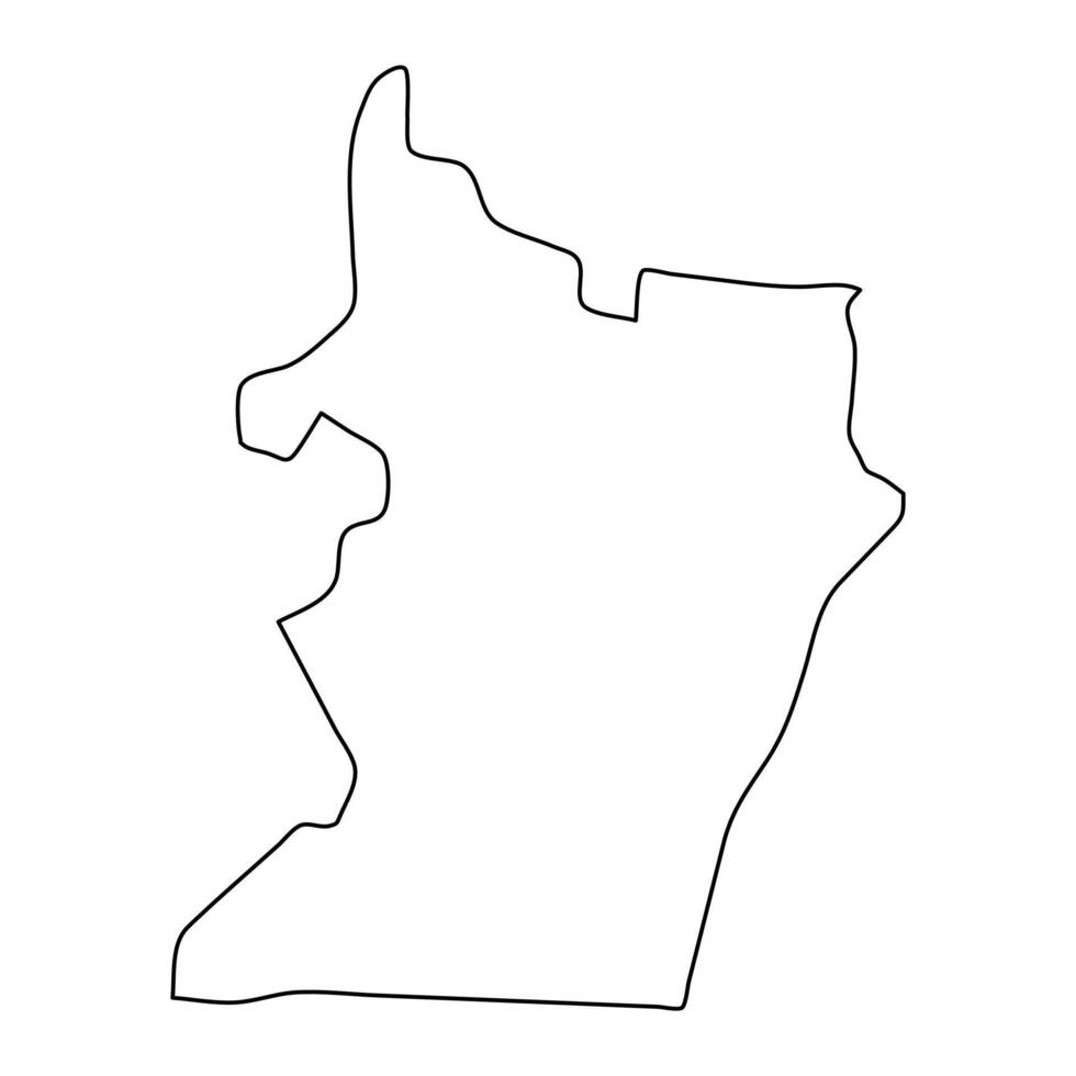 Montegiardino castelli map, administrative division of San Marino. illustration. vector