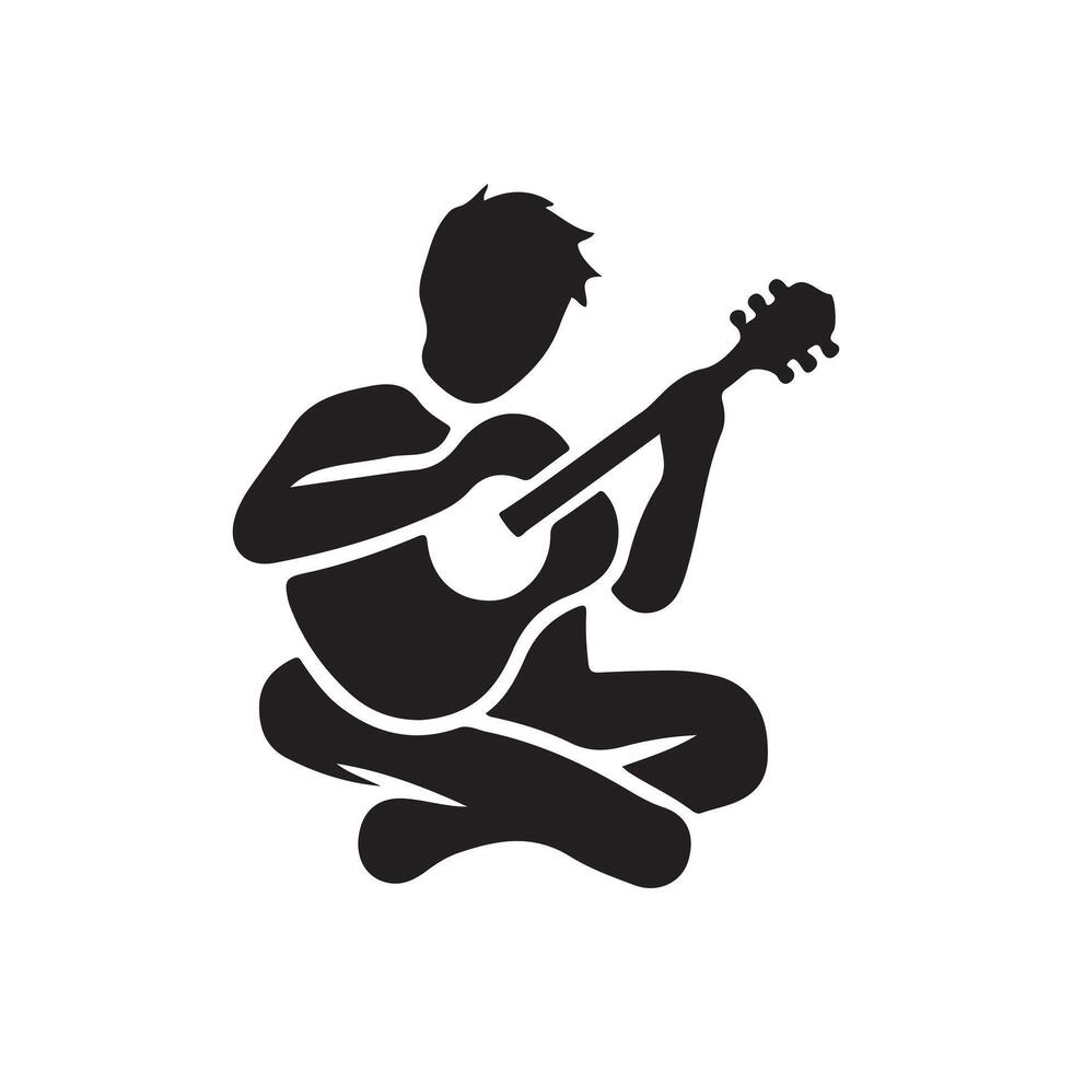 conjunto de silhueta de homens vector