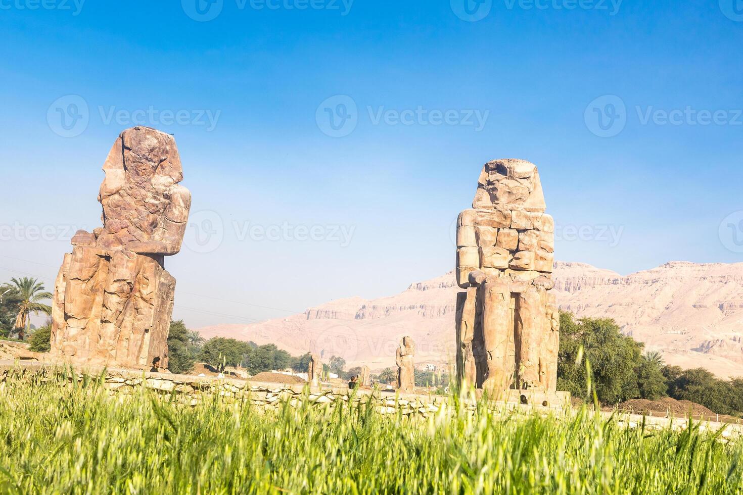 Hatchepsut Temple. The Tombs of the Nobles, located on the West Banks cliffs used to be where Elephantine islands governors. Egypt. photo