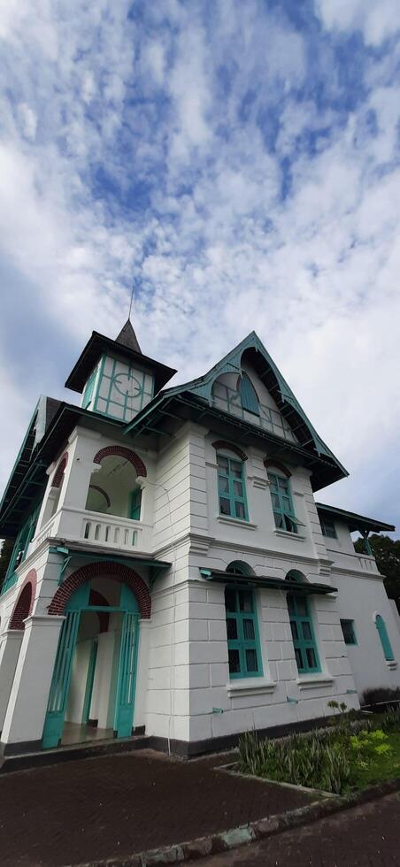 View of around Villa Yuliana Museum is a Dutch heritage building which has been converted into a museum for storing historical objects. Watansoppeng, Soppeng, South Sulawesi, Indonesia - June 29 2024 photo