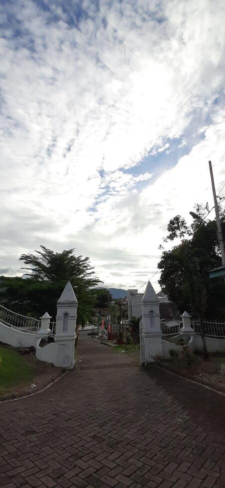 View of around Villa Yuliana Museum is a Dutch heritage building which has been converted into a museum for storing historical objects. Watansoppeng, Soppeng, South Sulawesi, Indonesia - June 29 2024 photo
