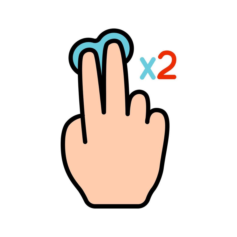 Touch pad icon. Index finger, doubleclick, decrease, increase, turn, rotation, approximation, press, Scrolling, click, arrow, sensor, turn. Zoom in, move, response time, x2 vector