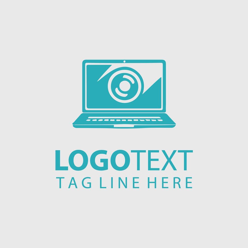 Laptop Logo Illustrations vector