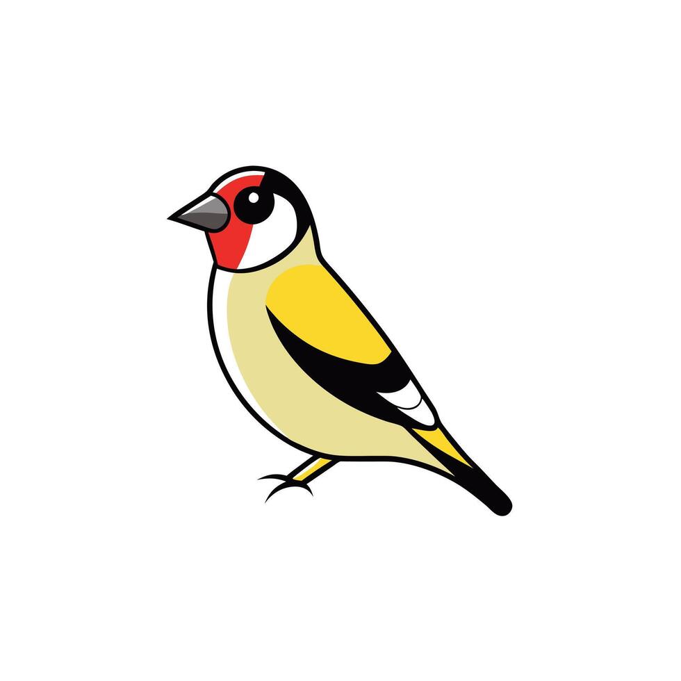 Dikkop bird goes icon vector