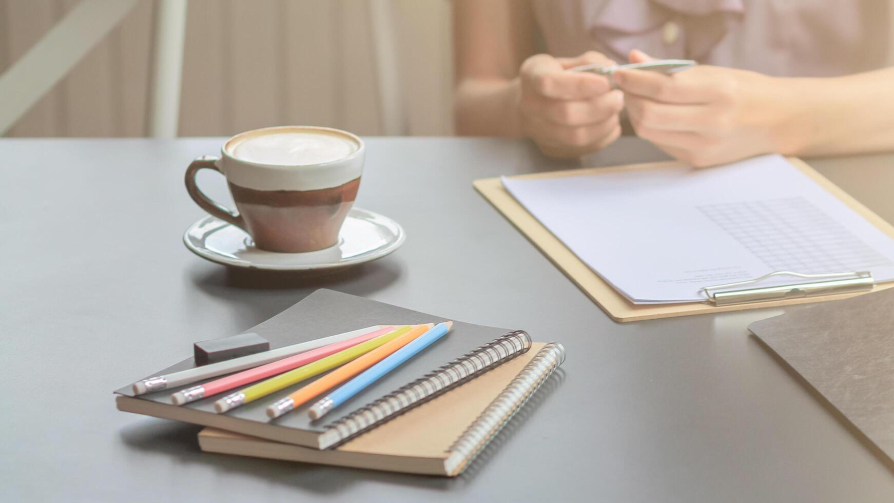 Young female programmers working at home are designing websites and applications with the ux ui system to make the design of the webpage to the mobile phone system.Ux ui design concept photo