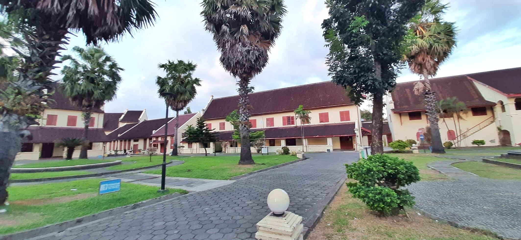Fort Rotterdam or Benteng Ujung Pandang is a fort inherited from the Gowa-Tallo Kingdom built in 1545. Fort Rotterdam is located in the center of Makassar city. South Sulawesi, Indonesia July 15 2024 photo