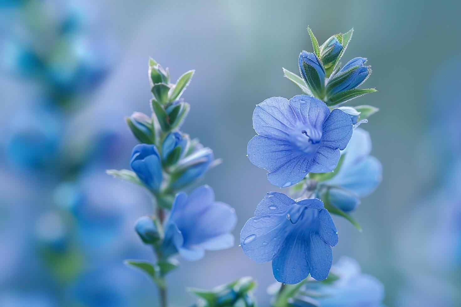 Floral Delicate Veronic nature background photo