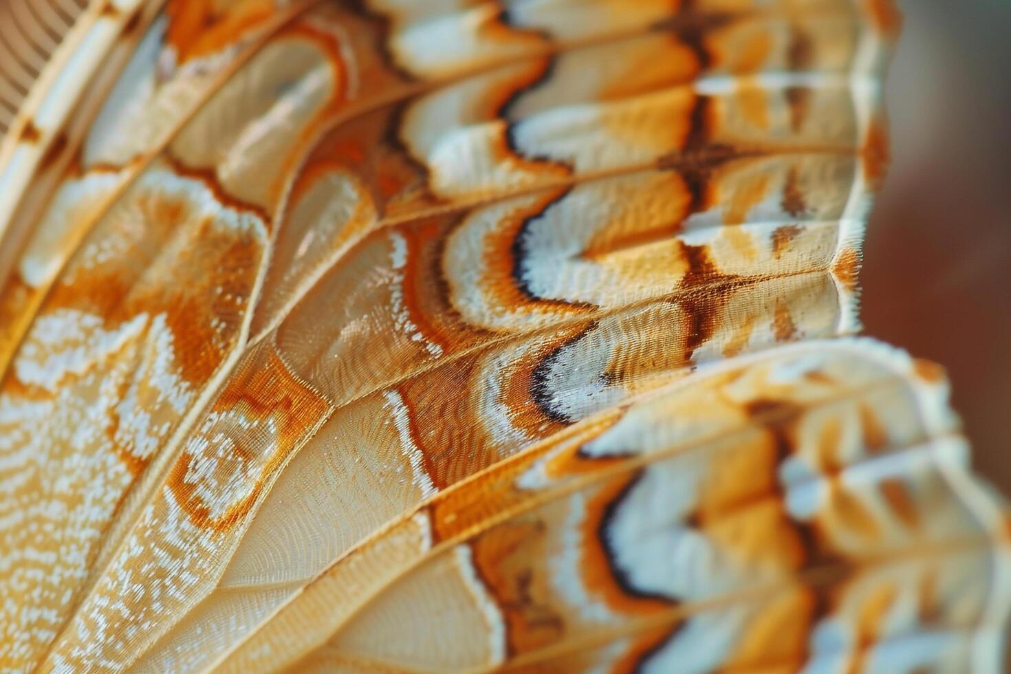 Enchanting Nature of Patterns on the Wing of Moth with Delicate Scales and Intricate Markings nature background photo