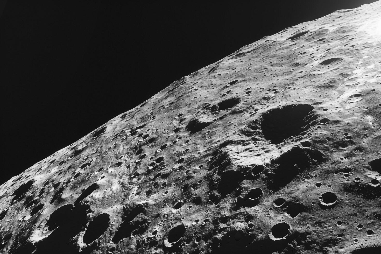 Ceress Bright Spots and Cratered Surface High Magnification Asteroid Belt Background and Nature photo