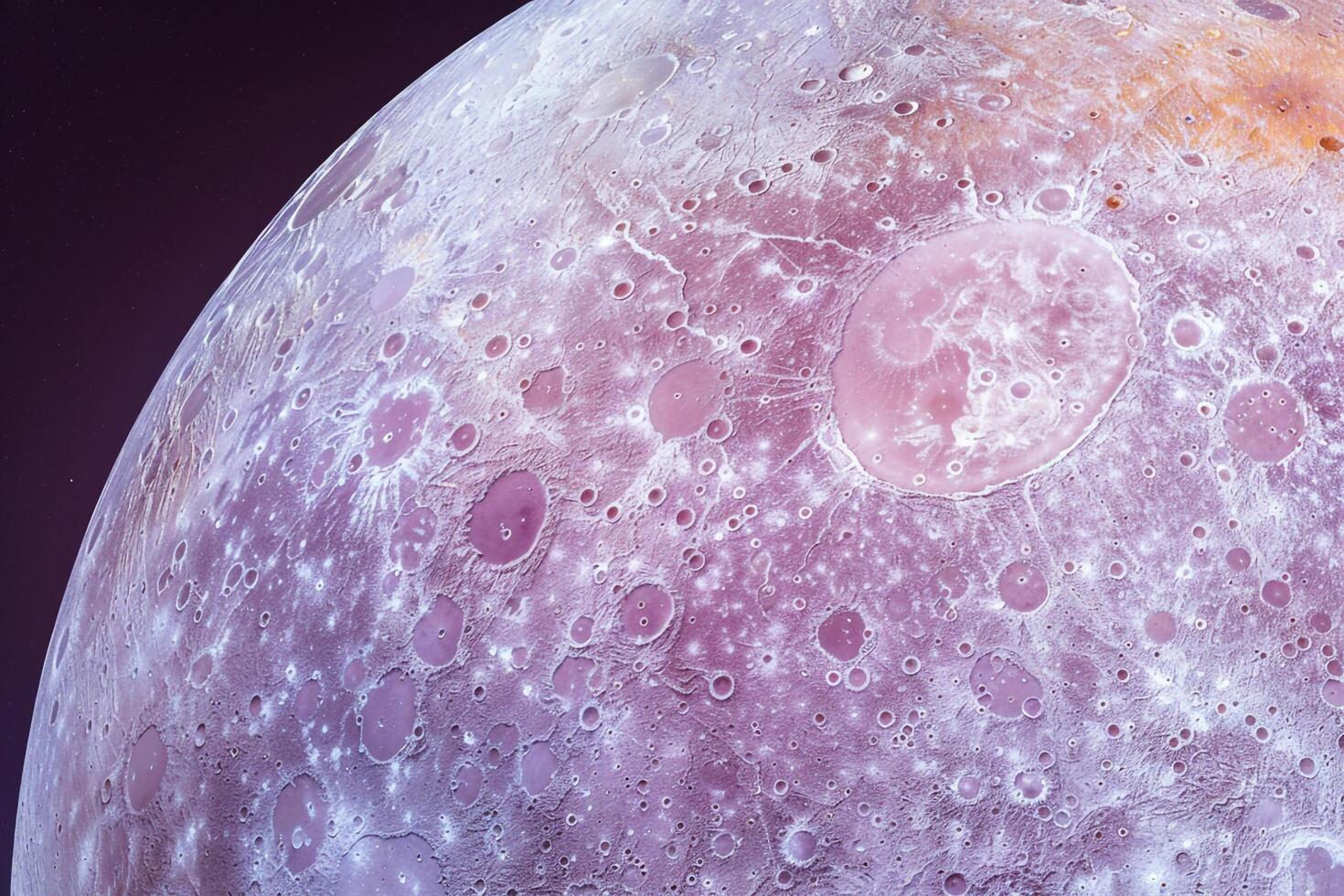 Triton Neptunes Largest Moon with Its Pinkish Hue and Icy Surface Triton Neptunes Largest Moon with Its Pinkish Hue and Icy Surface