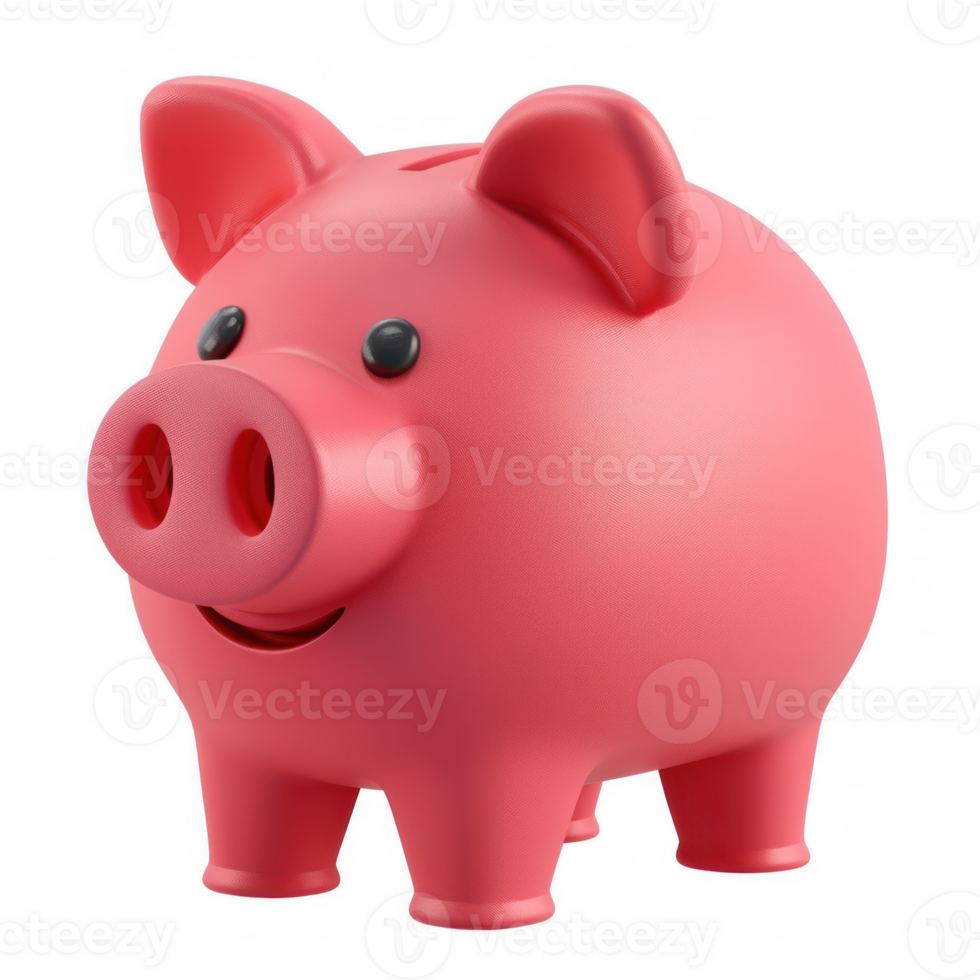 piggy bank on transparent background png