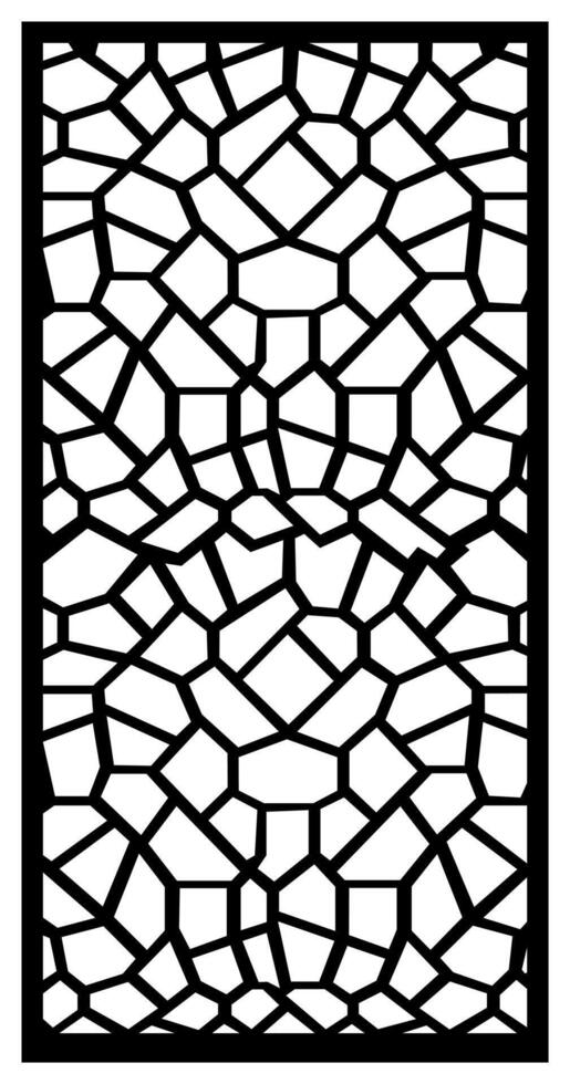 a black and white geometric design by person vector
