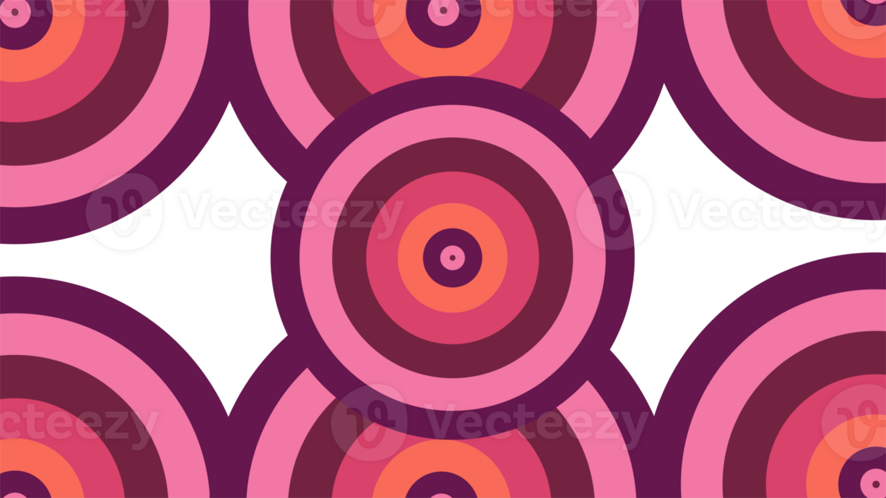a purple and pink circular pattern with circles png