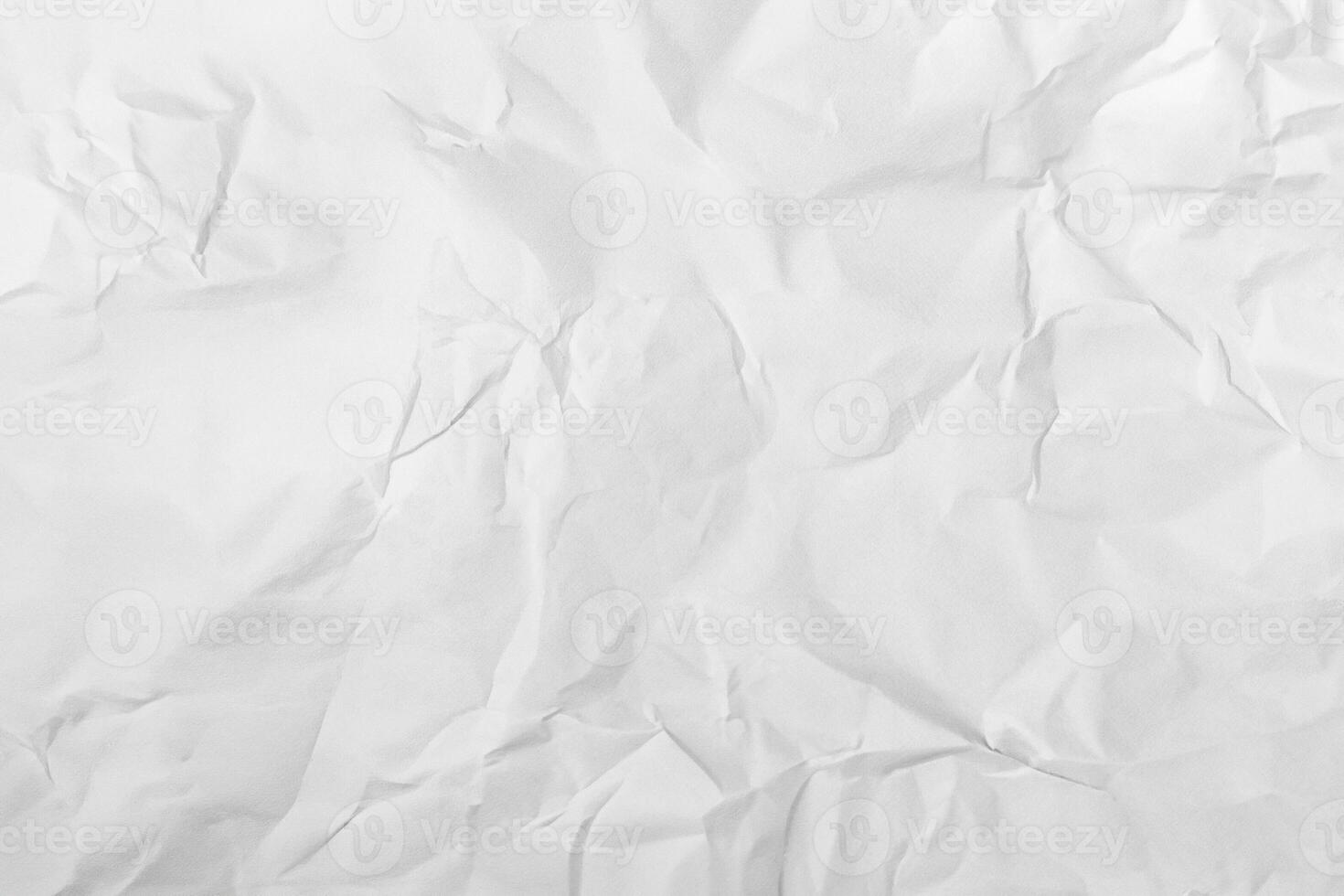 White Crumpled Paper with Grunge Texture Background photo