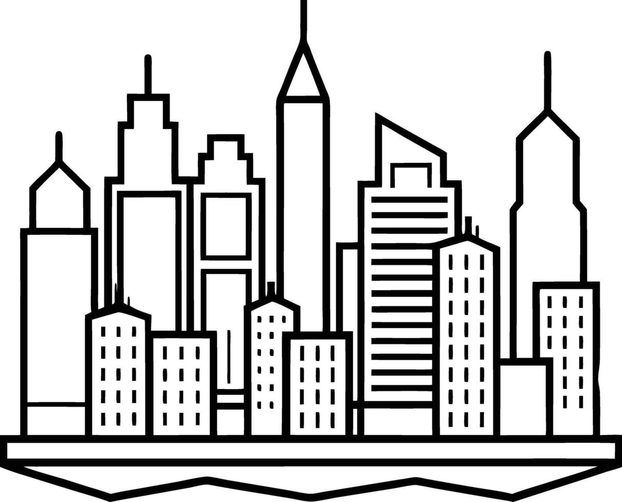 Urban Cityscape Art Collection vector