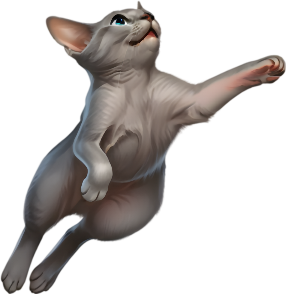Charming Art Featuring the Playful and Loving Korats. . png