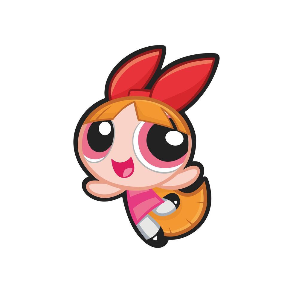 BLOSSOM POWERPUFF GIRLS vector