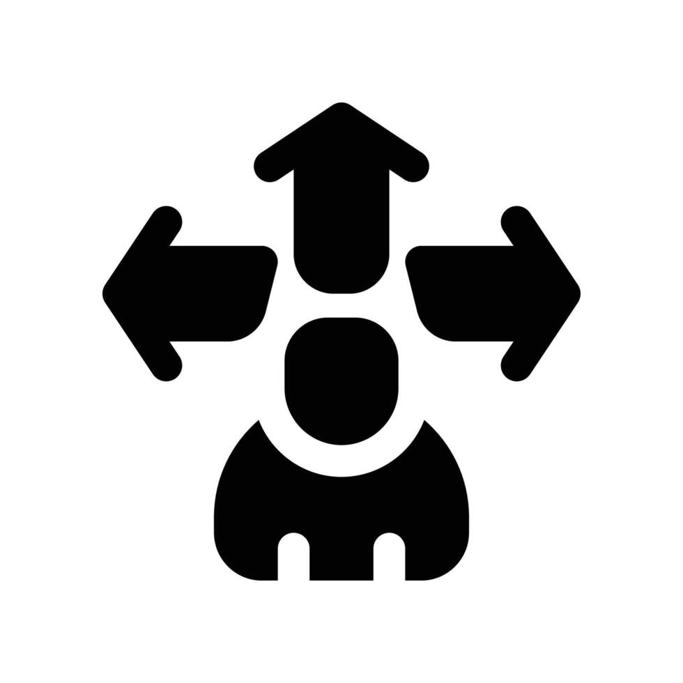 direction icon. glyph icon for your website, mobile, presentationation, and logo design. vector