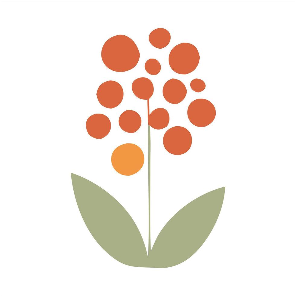 Hand Drawn Flower Collections vector