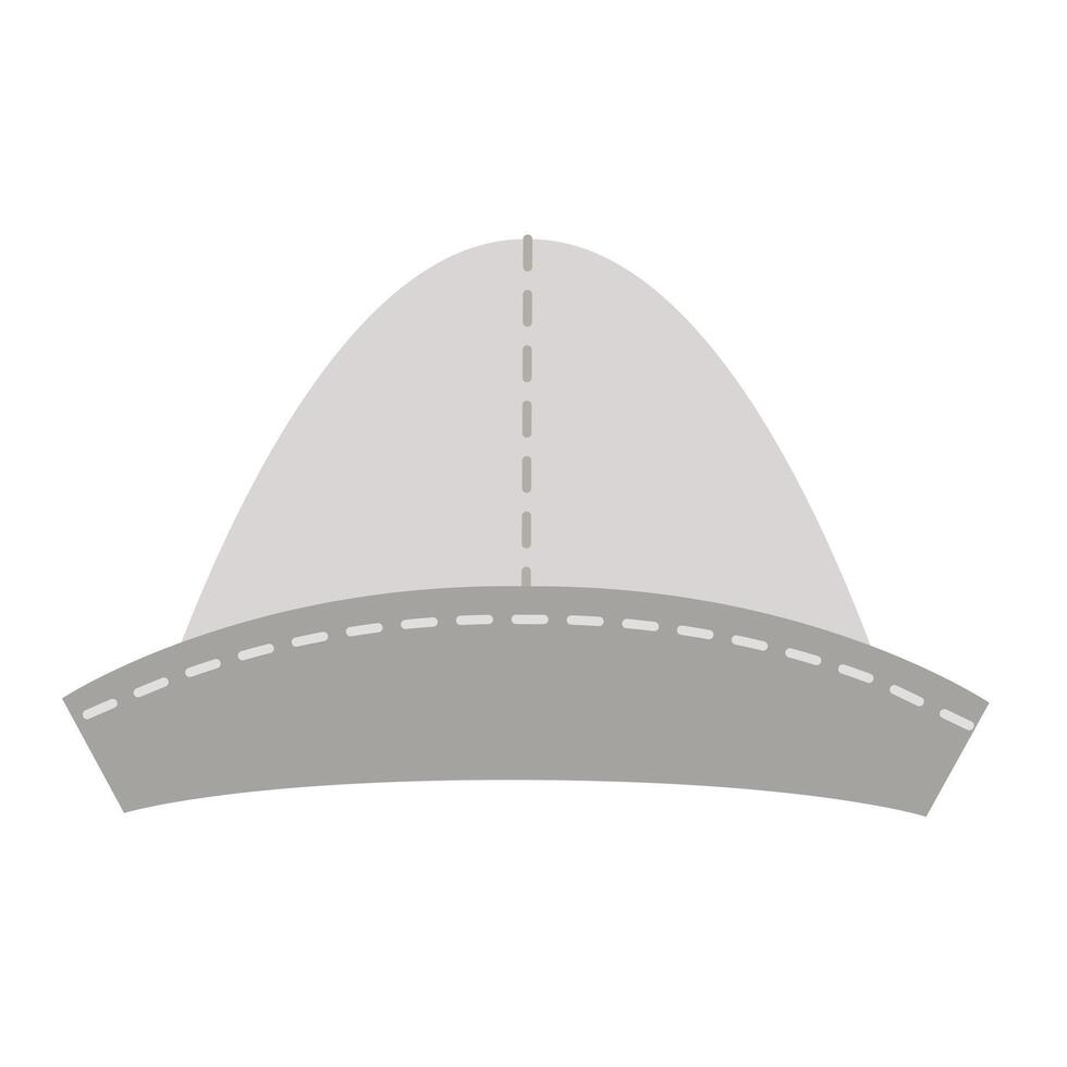 Sauna hat for bathhouse. illustration. vector