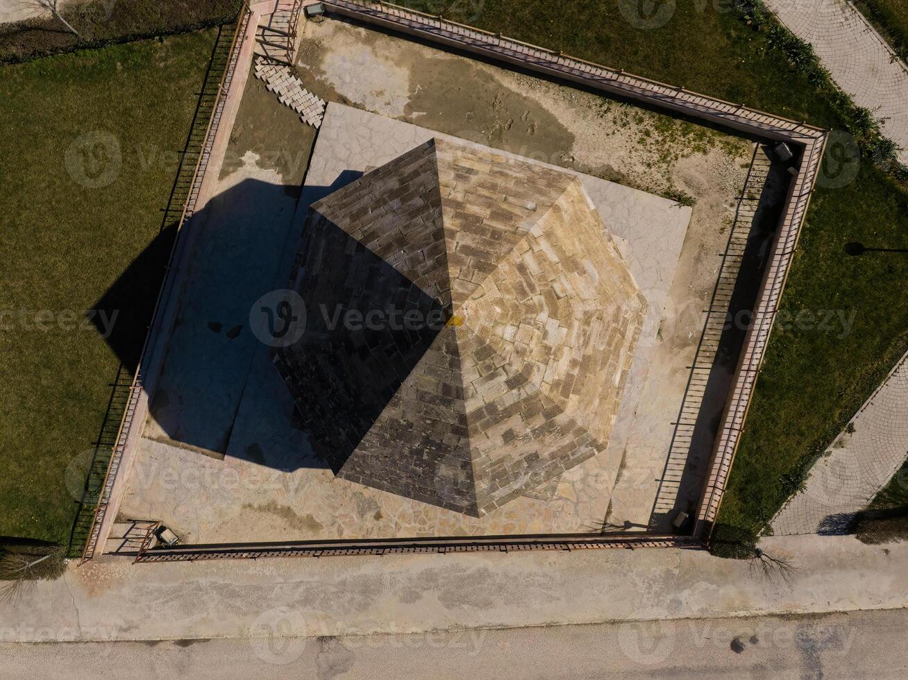 Dort Ayak Tomb in Burdur, Turkey, built in the 14th century. photo