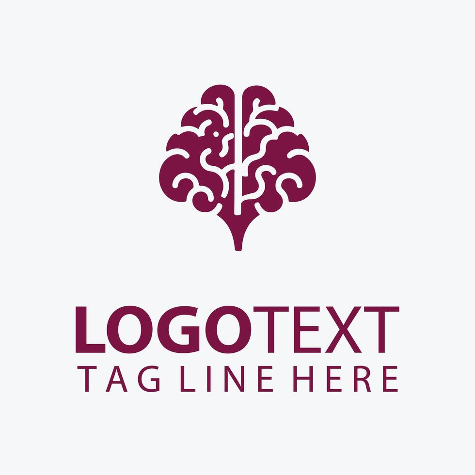 Mind CraftX brain logo vector
