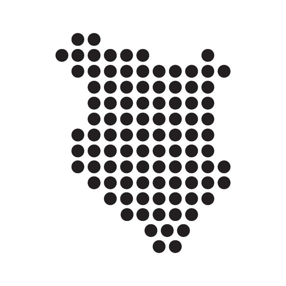 Kenya Map Icon symbol vector