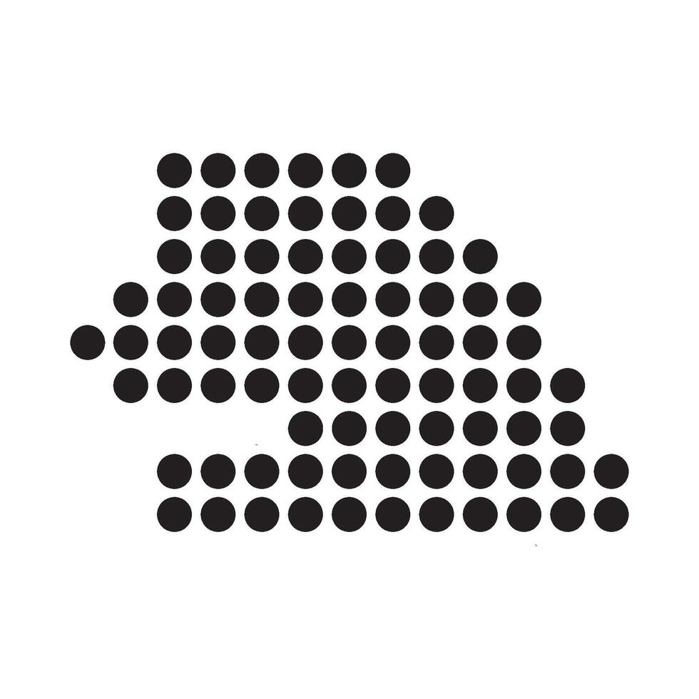 Senegal Map Icon element vector