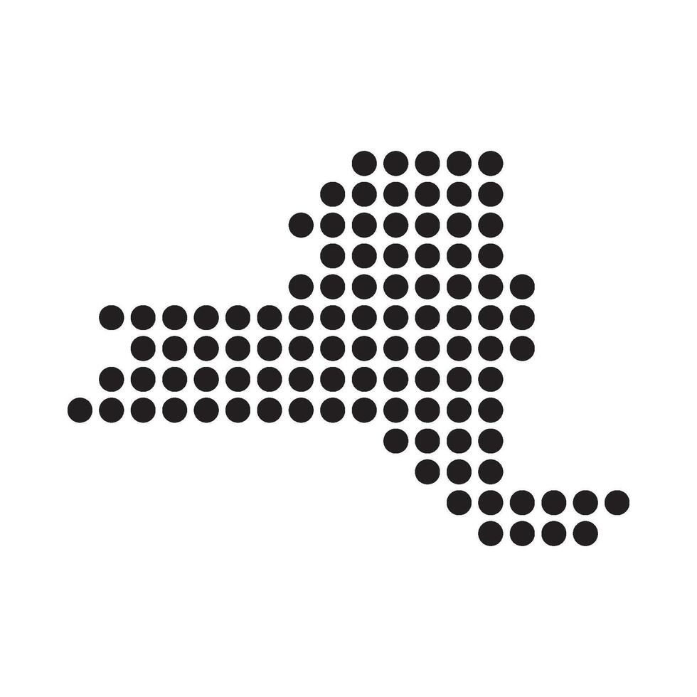 New York Map Icon symbol vector