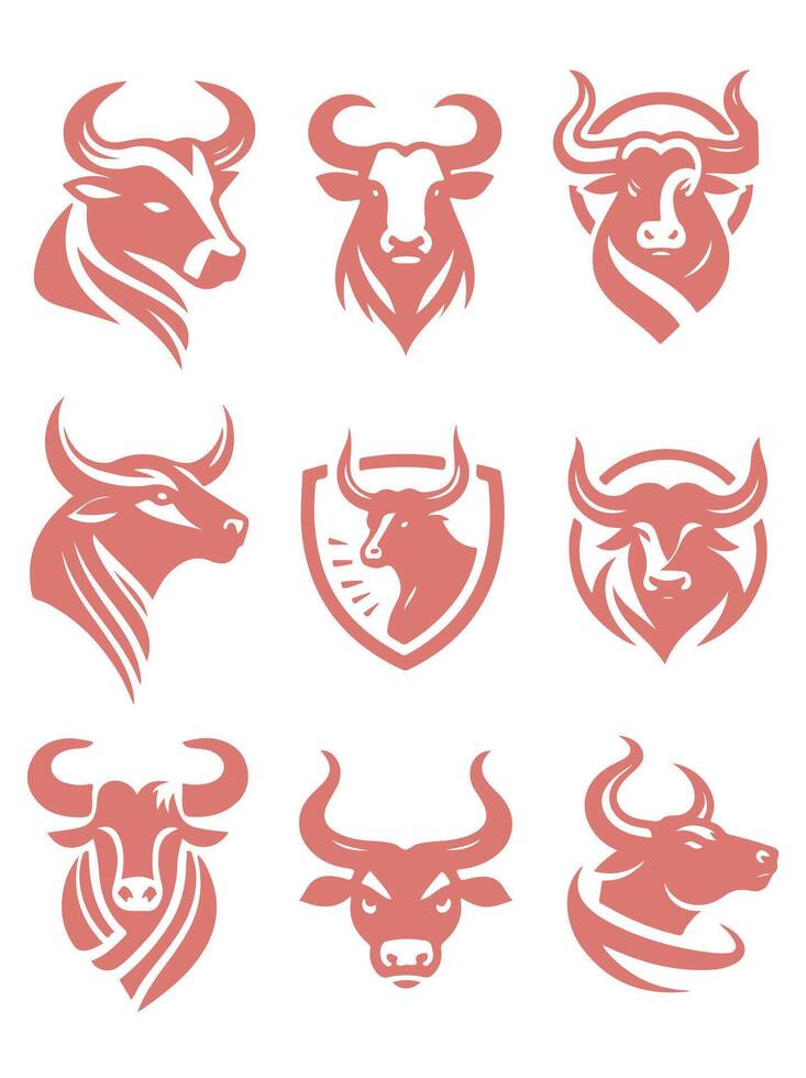 Titan Bull Collection Logo Design vector