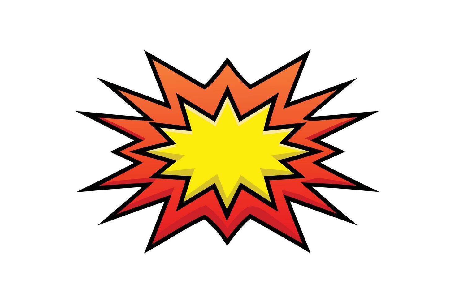 Explosion and Dynamite - Fiery Blast Illustration with Flames and Sparks, Minimalistic and Dramatic Art vector