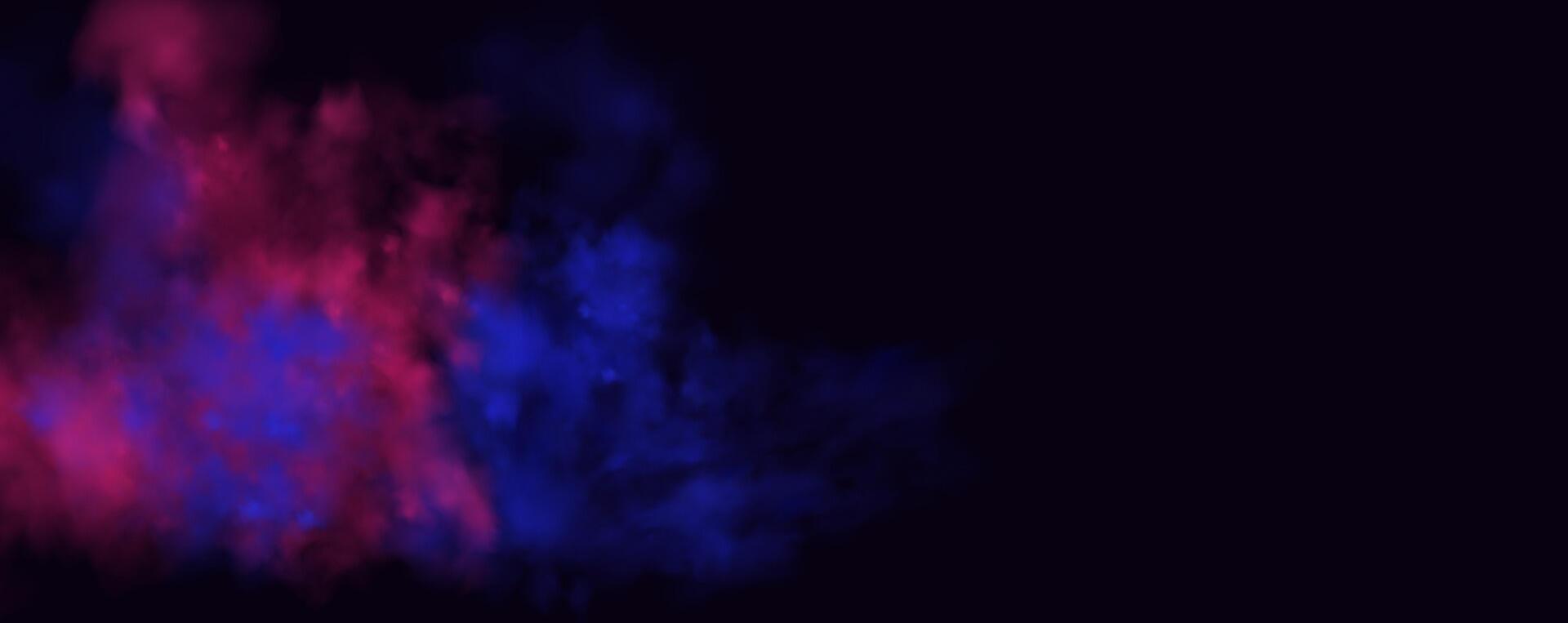 Magical fantasy smell of tobacco.Pink occult fog.Magic cigarette vapor. vector