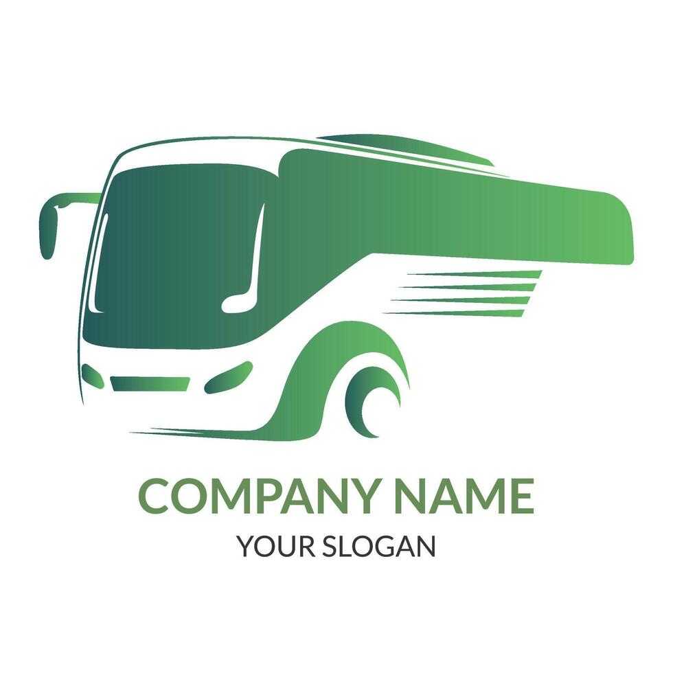 Bus logo design car logos design template vector