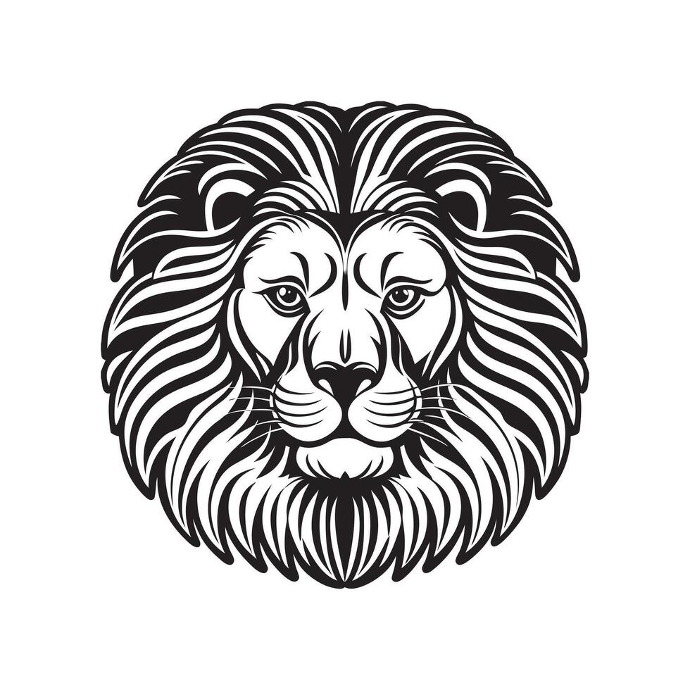 Lion illustration Art Design templates vector