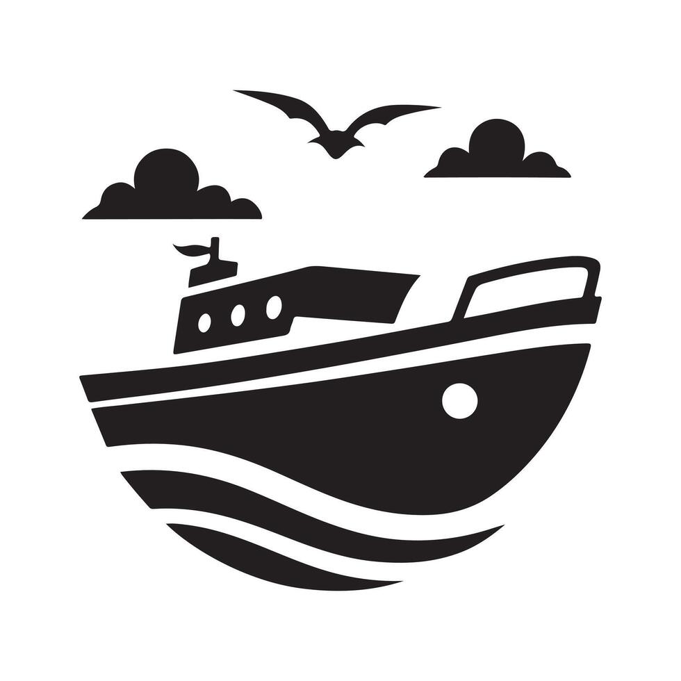 Professional Lifeboat Silhouette Vectors for Designers