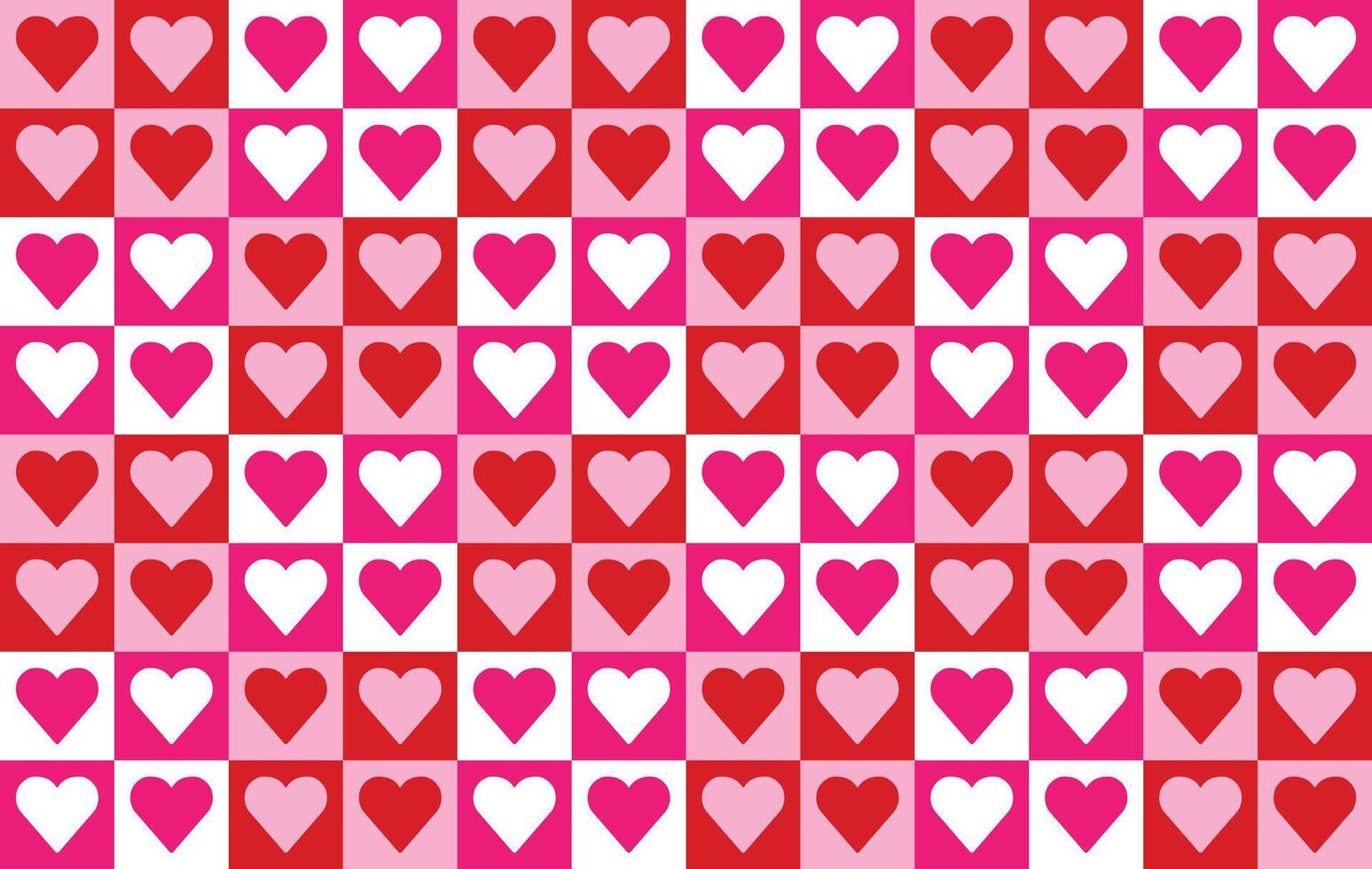 Valentine pattern seamless fabric Valentine day. heart block pattern on colorful background. Designed for background ,wallpaper ,valentine pattern ,wrapping paper ,fabric ,anniversary ,sweetheart vector