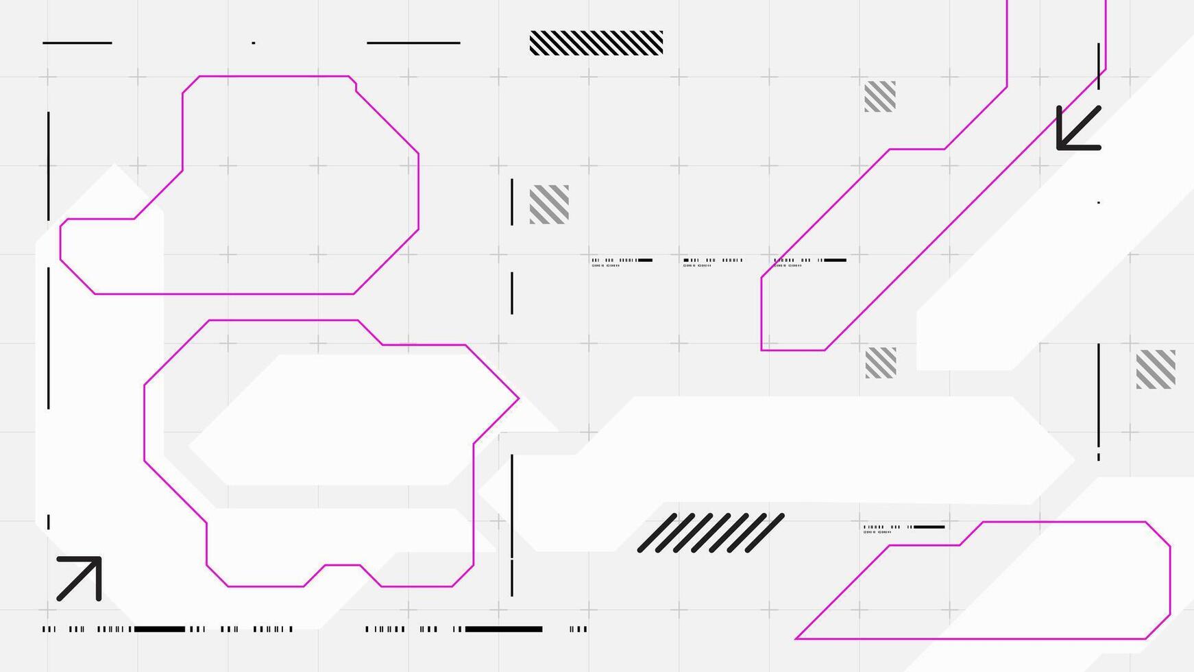 Abstract futuristic banner background cyberpunk style vector