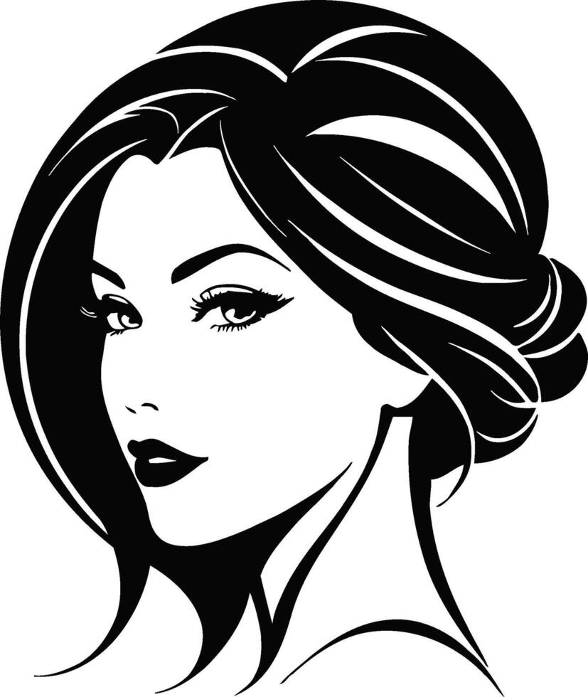 Fashionable Woman Art vector