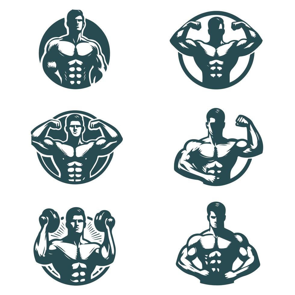 Monarchs Muscular Man Collection Logo vector