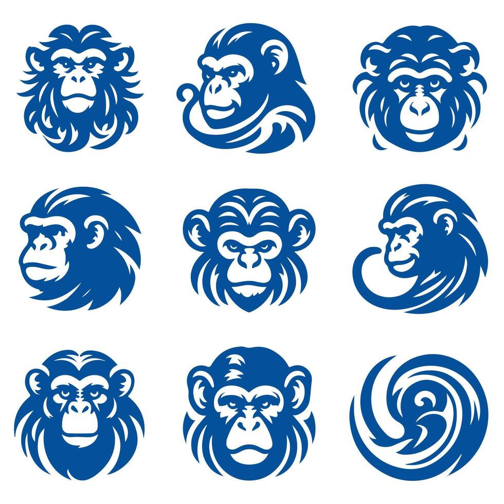 The Ape House Monkey Collection Logo vector