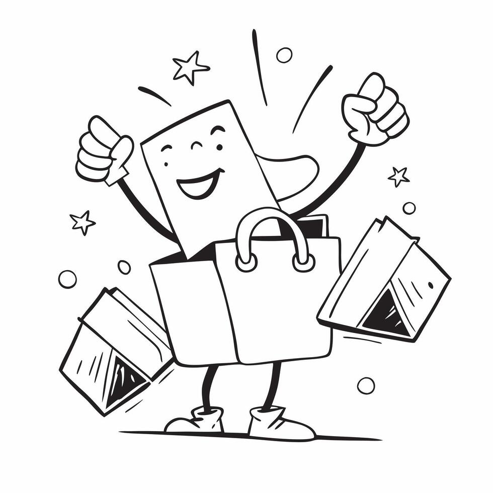 Shopper holding summer sale shopping bags concept as High resolution image of a shopper holding summer sale shopping bags with a glossy backdrop highlighting the joy and satisfacti Dynamic vector