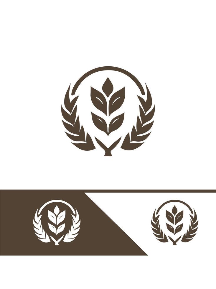 Wheat Farmers Logo Design vector