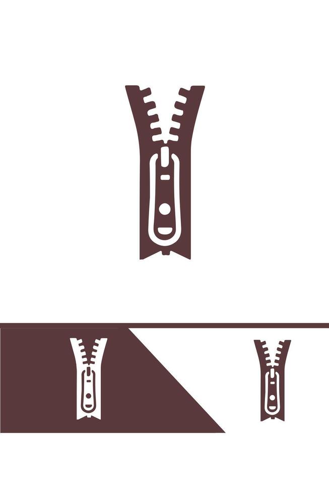 Zipper Edge Logo Design vector