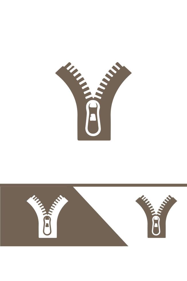 Zipper Lock Pro Logo Design vector