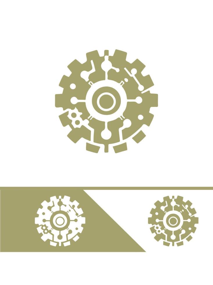 Gear Pulse Robotics Logo vector