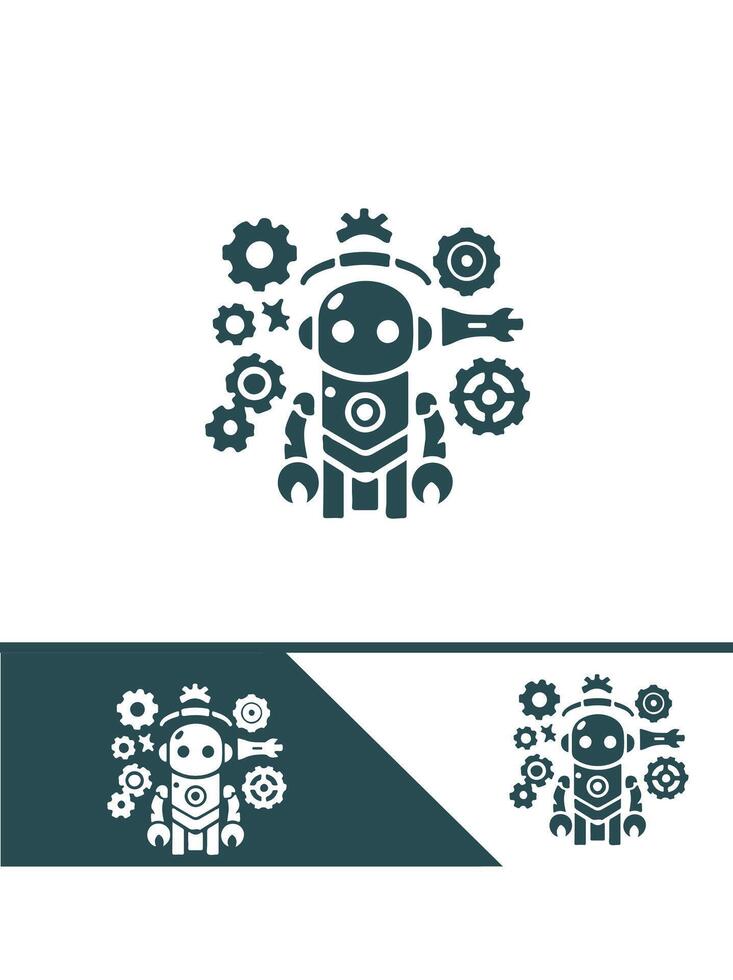 GearBot Industries Logo Design vector