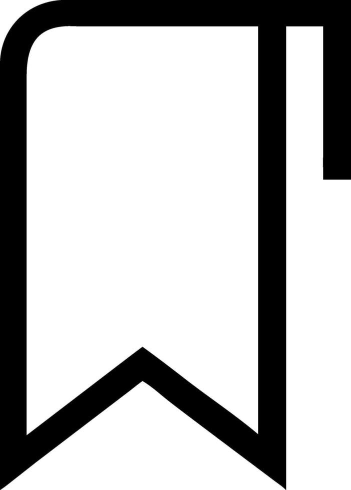 Iconic Bookmark Graphic vector